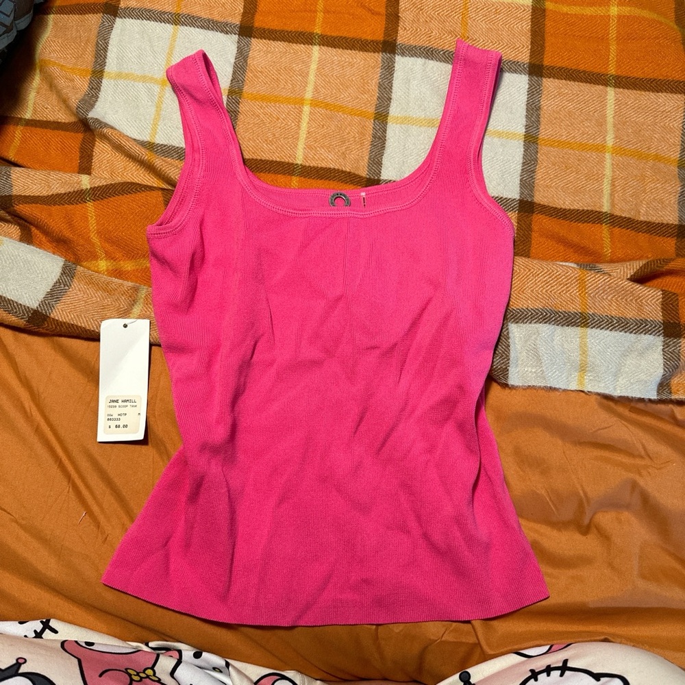 Hot pink tank top